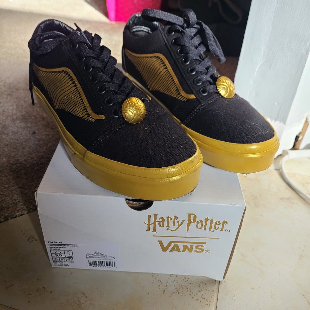 Harry Potter Vans Golden Snitch Sneakers